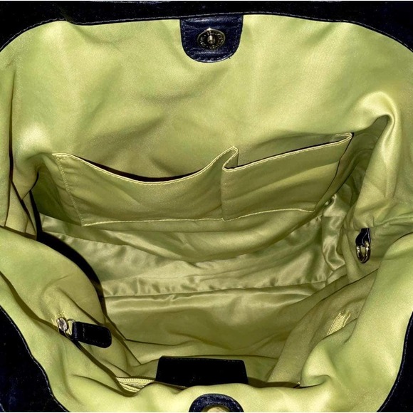 Coach Black and Yellow Shoulder Bag - Picture 10 of 14